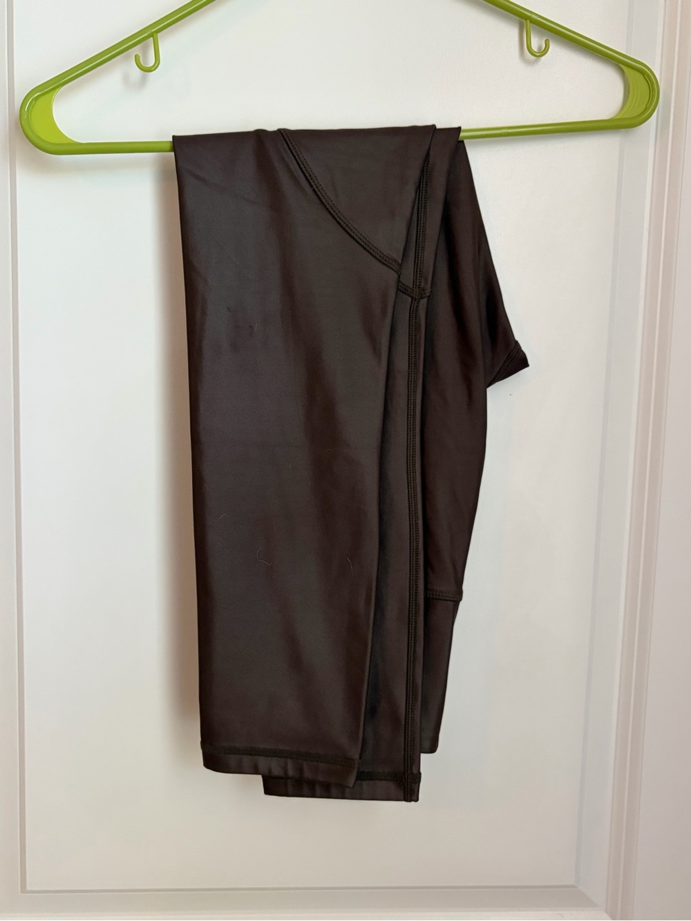 High-Rise Brown Performance Leggings